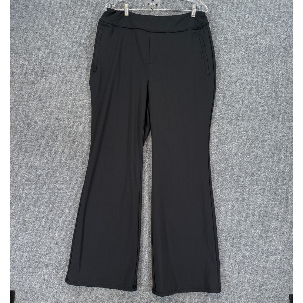 Halara Flare Pants Men XL Black Tall Stretch Pockets Casual Athletic Pull On NEW